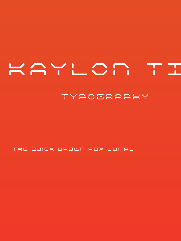 Kaylon Title Poster