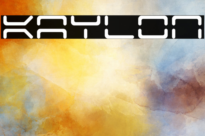 Kaylon Font examples