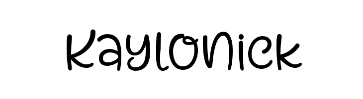 Kaylonick  フリーフォントのダウンロード