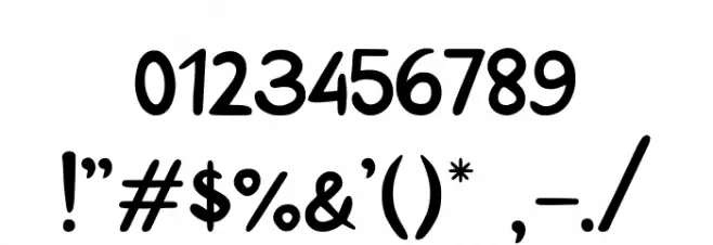 Kayobi Font OTHER CHARS