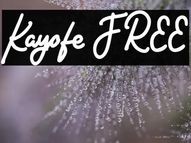 Kayofe FREE Example 3