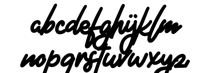 Kayofe FREE Font LOWERCASE