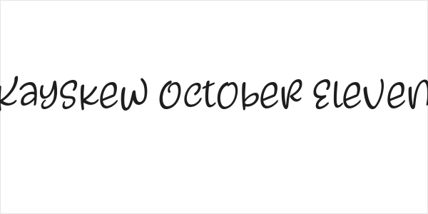 Kayskew October Eleven Logo