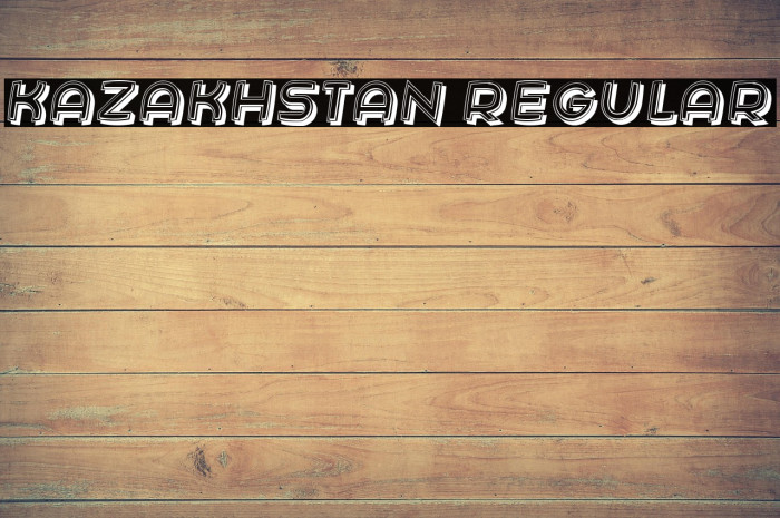 Kazakhstan Regular Example 3