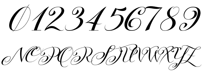 KazincBarcika Script Demo Font OTHER CHARS