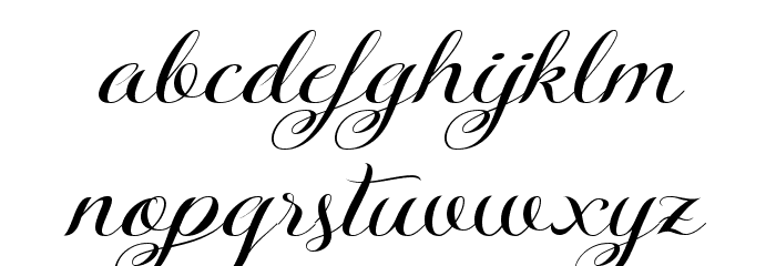 KazincBarcika Script Demo Font LOWERCASE