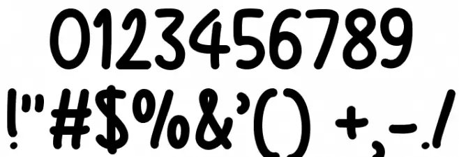 Kazincbarcika Font OTHER CHARS