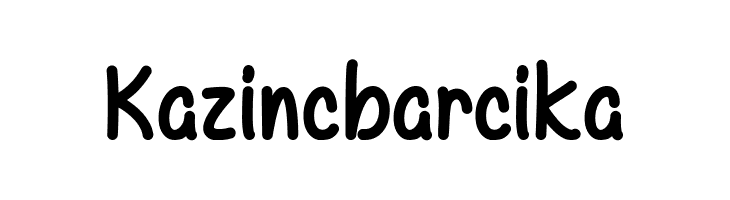 Kazincbarcika  免费字体下载