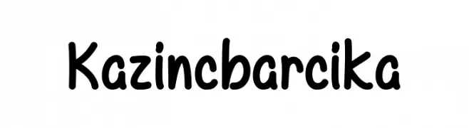 Kazincbarcika  font caratteri gratis