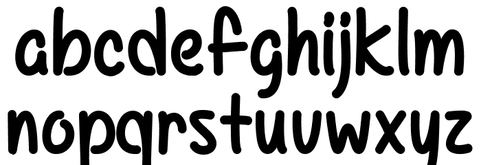 Kazincbarcika Font LOWERCASE
