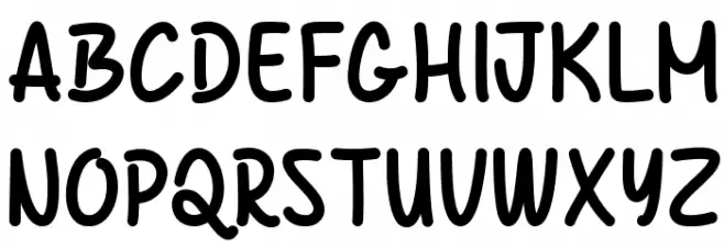 Kazincbarcika Font Litere mari
