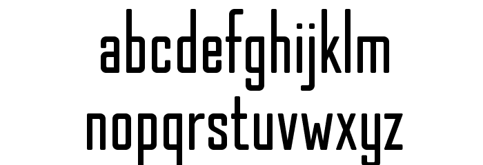 Kazmann Sans Font LOWERCASE