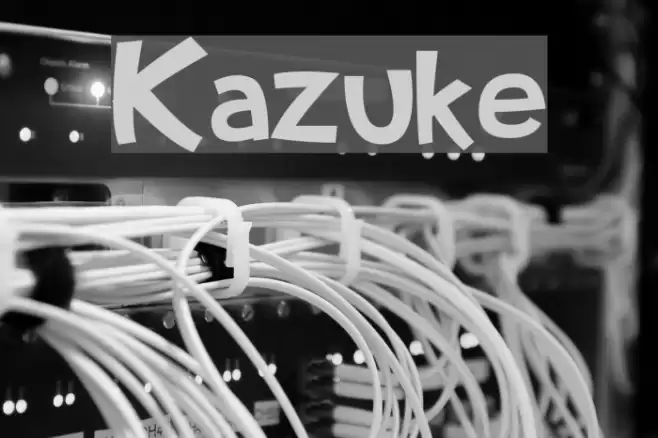 Kazuke Font examples