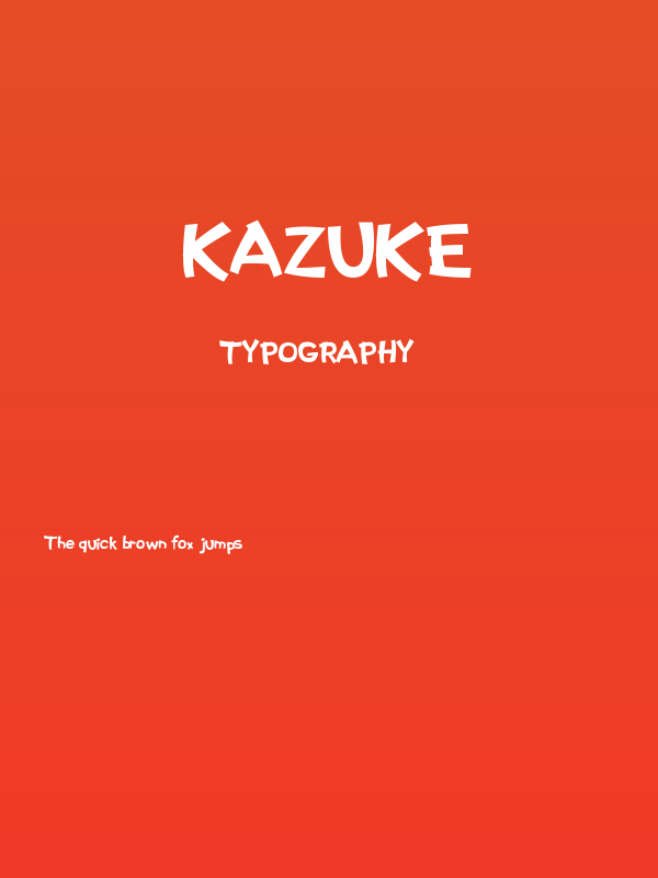 Kazuke Poster