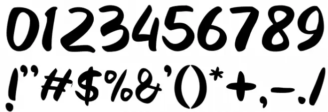 kabayan Font OTHER CHARS