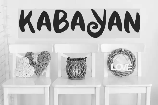 kabayan Font examples