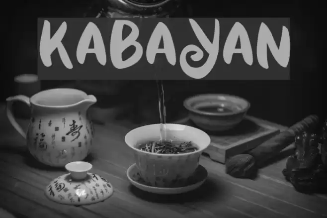 kabayan Font examples