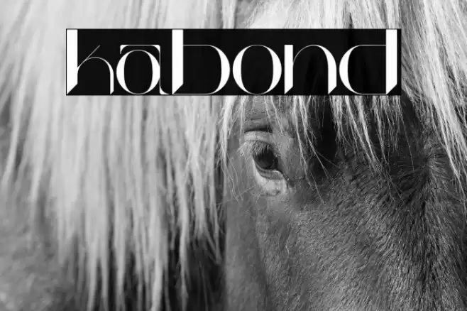 kabond Font examples