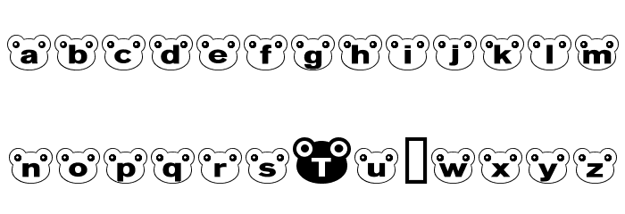 kaeru Font LOWERCASE