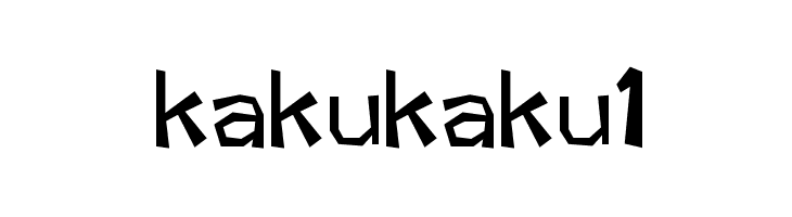 kakukaku1  Frei Schriftart Herunterladen