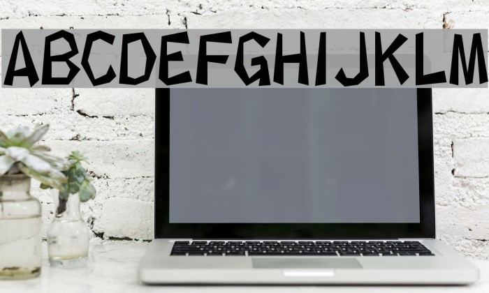 kakukaku1 Font examples