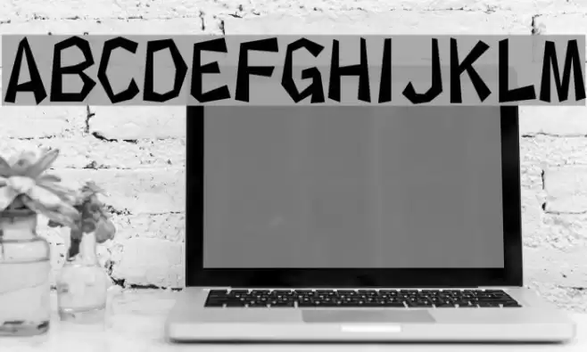 kakukaku1 Font examples