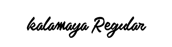 kalamaya Regular  नि: शुल्क फ़ॉन्ट्स डाउनलोड