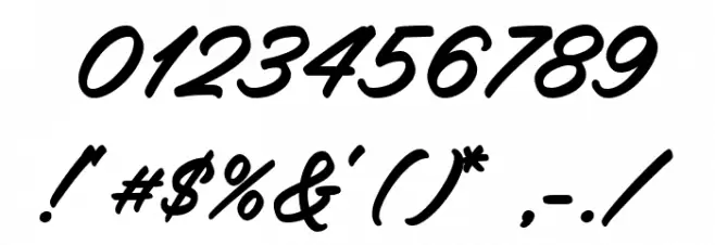 kalamaya Regular Font OTHER CHARS