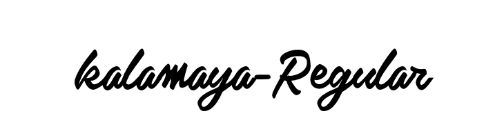 kalamaya-Regular  لخطوط تنزيل