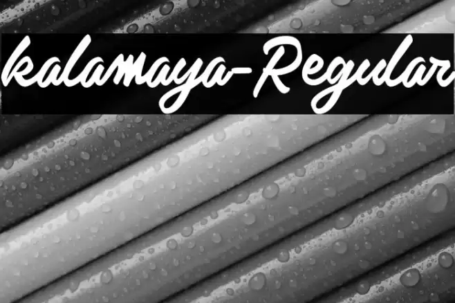 kalamaya-Regular Font examples