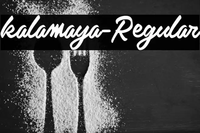 kalamaya-Regular Font examples