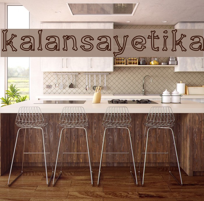 kalansayetika Font examples