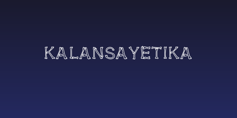 kalansayetika Social Header