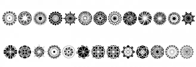 kaleidoscopic Mind फ़ॉन्ट लोअरकेस