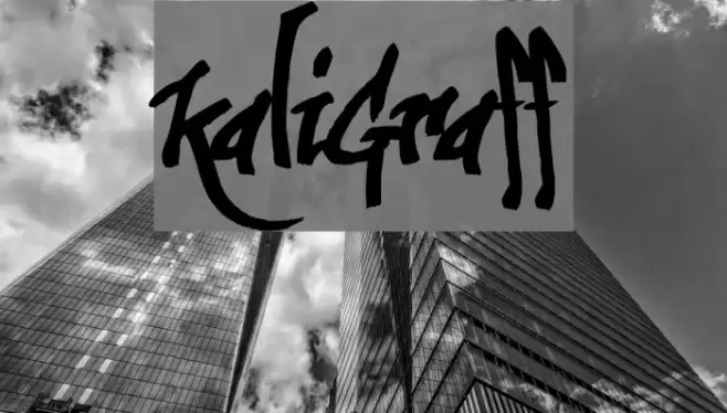 kaliGraff Font examples