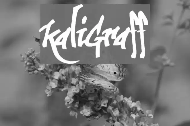 kaliGraff Font examples