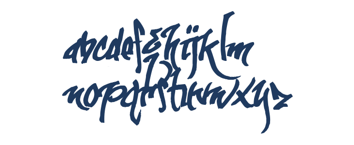kaliGraff Lowercase