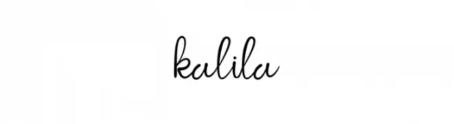 kalila  تنزيل الخطوط