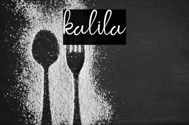 kalila Font examples