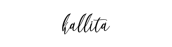 kallita  Fuentes Gratis Descargar