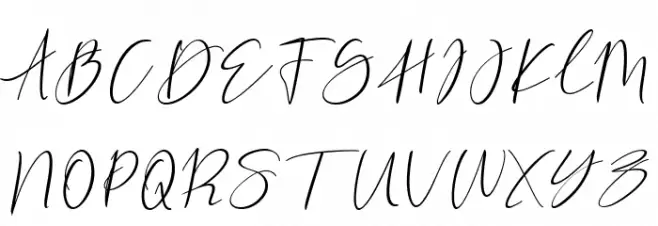 kallita Schriftart Groß