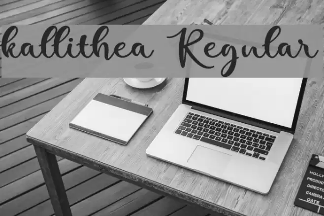 kallithea Regular Font examples