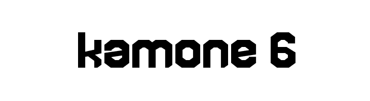 kamone 6  Fuentes Gratis Descargar