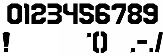 kamone 6 Font OTHER CHARS