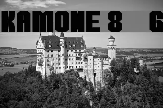 kamone 8__G Font examples