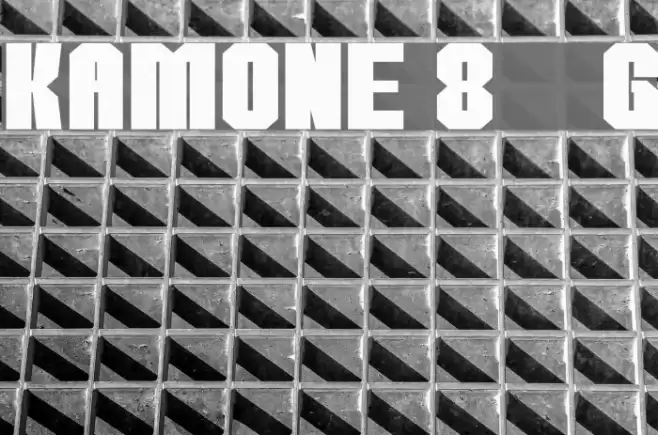 kamone 8__G Font examples