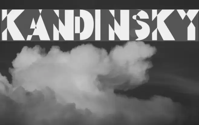 kandinsky Font examples