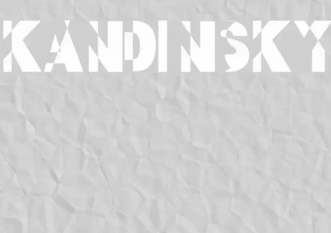 kandinsky Font examples