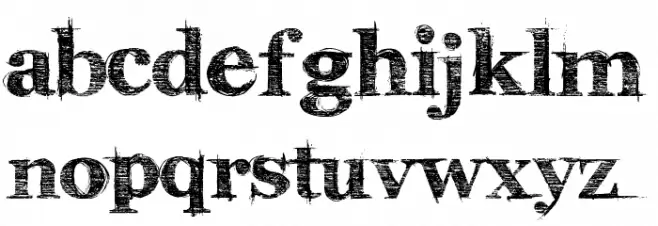 karabinE. Caratteri MINUSCOLO