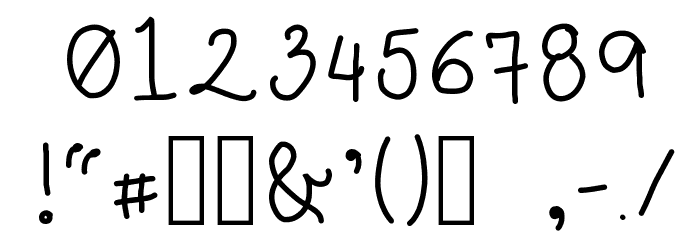 karebear Font OTHER CHARS